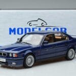 BMW Alpina B10 4.6 E34 Kék MCG 1:18