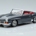 Mercedes 190 SL W121 Roadster Szürke Norev 1:18