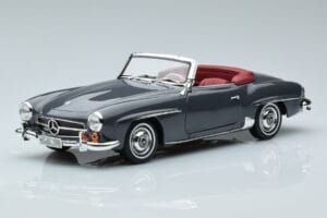 Mercedes 190 SL W121 Roadster Szürke Norev 1:18