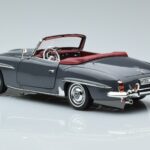 Mercedes 190 SL W121 Roadster Szürke Norev 1:18