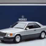Mercedes 300 CE-24 C124 Kupé Ezüst Norev 1:18