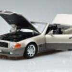 Mercedes 500 SL R129 Füstös Ezüst Norev 1:18