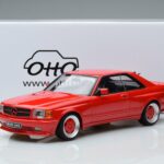 Mercedes 560 SEC W126 Widebody Piros Otto 1:18