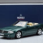 Mercedes SL500 R129 Zöld Metál Norev 1:18