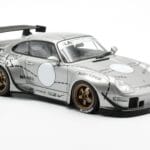 Porsche 911 993 RWB Silver Phantom Ázsia Kiadás GT Spirit 1:18