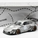 Porsche 911 993 RWB Silver Phantom Ázsia Kiadás GT Spirit 1:18