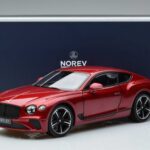 Bentley Bentley Continental GT Cukorka Piros Norev 1:18 1:18 Fém