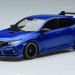 Honda Honda Civic FK8 Type R Ferdehátú Mugen Kék Otto 1:18 1:18 Gyanta