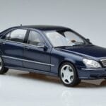 Mercedes Mercedes AMG S55 W220 Szedán Kék Norev 1:18 1:18 Fém