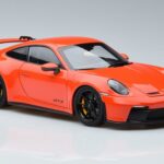 Porsche Porsche 911 992 GT3 Coupe Narancssárga Norev 1:18 1:18 Fém