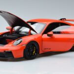 Porsche Porsche 911 992 GT3 Coupe Narancssárga Norev 1:18 1:18 Fém