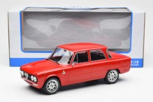 Alfa Romeo Giulia Nuova Super Piros Custom Wheels MCG 1:18 MCG18333 Fém – 6. kép a 6-ből