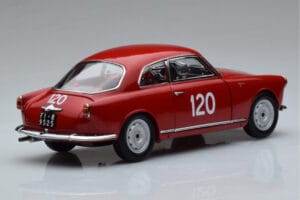 Alfa Romeo Giulietta SV #120 Mille Miglia 1956 Kyosho 1:18 08957A Fém – 3. kép a 9-ből