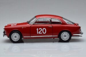 Alfa Romeo Giulietta SV #120 Mille Miglia 1956 Kyosho 1:18 08957A Fém – 4. kép a 9-ből