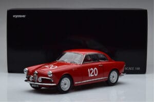 Alfa Romeo Giulietta SV #120 Mille Miglia 1956 Kyosho 1:18 08957A Fém – 9. kép a 9-ből
