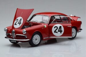 Alfa Romeo Giulietta SV #24 Targa Florio 1958 Kyosho 1:18 08957B Fém – 2. kép a 9-ből