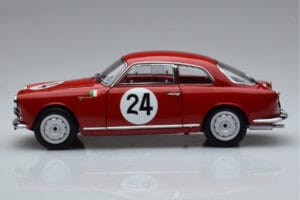Alfa Romeo Giulietta SV #24 Targa Florio 1958 Kyosho 1:18 08957B Fém – 4. kép a 9-ből