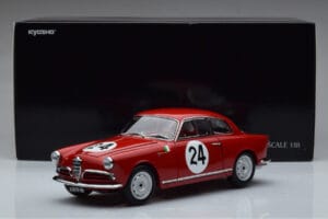 Alfa Romeo Giulietta SV #24 Targa Florio 1958 Kyosho 1:18 08957B Fém – 9. kép a 9-ből
