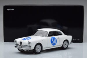 Alfa Romeo Giulietta SV #34 Targa Florio 1960 Kyosho 1:18 08957C Fém – 9. kép a 9-ből