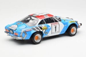 Alpine A110 1600S #1 Nicolas / Vial Winner Tour de Corse 1973 Kyosho 1:18 08485A Fém – 3. kép a 8-ből