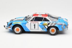 Alpine A110 1600S #1 Nicolas / Vial Winner Tour de Corse 1973 Kyosho 1:18 08485A Fém – 4. kép a 8-ből