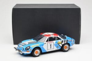 Alpine A110 1600S #1 Nicolas / Vial Winner Tour de Corse 1973 Kyosho 1:18 08485A Fém – 8. kép a 8-ből