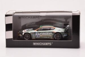 Aston Martin DBRS9 BMS Scuderia Italia #23 Zani / Mugelli FIA GT3 European Championship Spa 2006 Minichamps 1:43 400061323 Fé – 4. kép a 4-ből