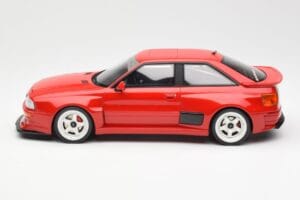 Audi 80 B4 Coupe Prior Design RS2 Piros Otto 1:18 OT1068 Gyanta – 3. kép a 6-ből