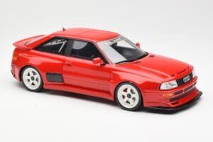 Audi 80 B4 Coupe Prior Design RS2 Piros Otto 1:18 OT1068 Gyanta – 4. kép a 6-ből