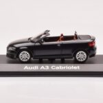 Audi A3 8P Kabrió Fekete Minichamps 1:43
