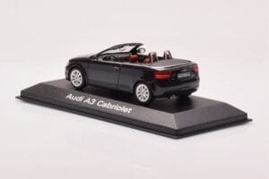 Audi A3 8P Kabrió Fekete Minichamps 1:43 5010803333 Fém – 3. kép a 4-ből