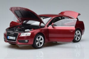 Audi A5 B8 Gránátvörös Norev 1:18 188352 Fém – 2. kép a 7-ből