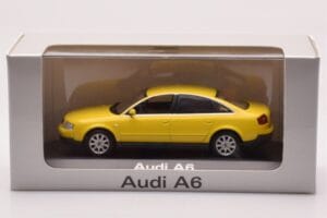 Audi A6 C5 Sárga Minichamps 1:43 IND47004 Fém – 4. kép a 4-ből