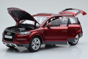 Audi Q7 4L Gránátvörös Kyosho 1:18 09222R Fém – 2. kép a 8-ből