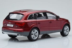 Audi Q7 4L Gránátvörös Kyosho 1:18 09222R Fém – 3. kép a 8-ből
