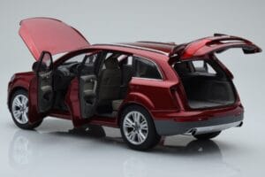 Audi Q7 4L Gránátvörös Kyosho 1:18 09222R Fém – 5. kép a 8-ből