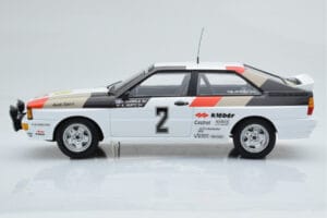 Audi Quattro Audi Sport #1 H. Mikkola / A. Hertz Winners International Swedish Rally 1981 Minichamps 1:18 155811102 Fém – 3. kép a 6-ből