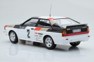 Audi Quattro Audi Sport #1 H. Mikkola / A. Hertz Winners International Swedish Rally 1981 Minichamps 1:18 155811102 Fém – 5. kép a 6-ből