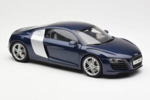 Audi R8 4.2 FSI V8 Kék Kyosho 1:18 09213BL Fém – 6. kép a 8-ből