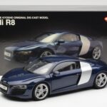 Audi R8 4.2 FSI V8 Kék Kyosho 1:18 09213BL - image 8 of 8