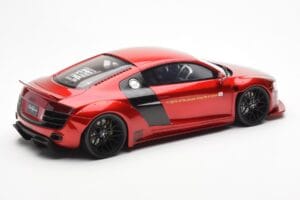 Audi R8 4S Liberty Walk Candy Piros GT Spirit 1:18 GT892 Gyanta – 2. kép a 6-ből