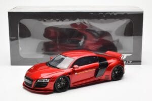 Audi R8 4S Liberty Walk Candy Piros GT Spirit 1:18 GT892 Gyanta – 6. kép a 6-ből
