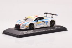 Audi R8 LMS #11 HCB Rutronik Racing L. di Grassi FIA GT World Cup Macau 2016 Minichamps 1:43 437171711 Fém – 2. kép a 4-ből