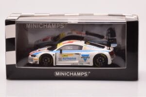 Audi R8 LMS #11 HCB Rutronik Racing L. di Grassi FIA GT World Cup Macau 2016 Minichamps 1:43 437171711 Fém – 4. kép a 4-ből