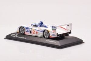 Audi R8 #2 E. Pirro / F. Biela / A. McNish 12 Hours of Sebring 2nd Place 2005 Minichamps 1:43 400051302 Fém – 3. kép a 4-ből