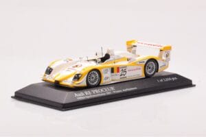 Audi R8 #25 S. Ara / T. Kristensen Winners 1000km Spa 2003 Minichamps 1:43 400031325 Fém – 2. kép a 4-ből