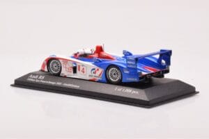 Audi R8 #4 M. Ortelli / J-M. Gounon 1000km Spa 2005 Minichamps 1:43 400051304 Fém – 3. kép a 4-ből
