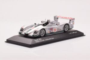 Audi R8 #9 M. Salo / Kane / McCarthy Sebring 12 Hours 2003 Minichamps 1:43 400031399 Fém – 2. kép a 4-ből
