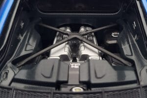Audi R8 Performance Kék Kengfai 1:18 VAKF-0355 Fém – 9. kép a 10-ből