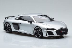 Audi R8 Performance Ezüst Kengfai 1:18 VAKF-0354 Fém – 6. kép a 10-ből